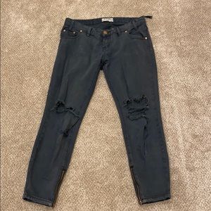 Free bird low waist short rise jeans